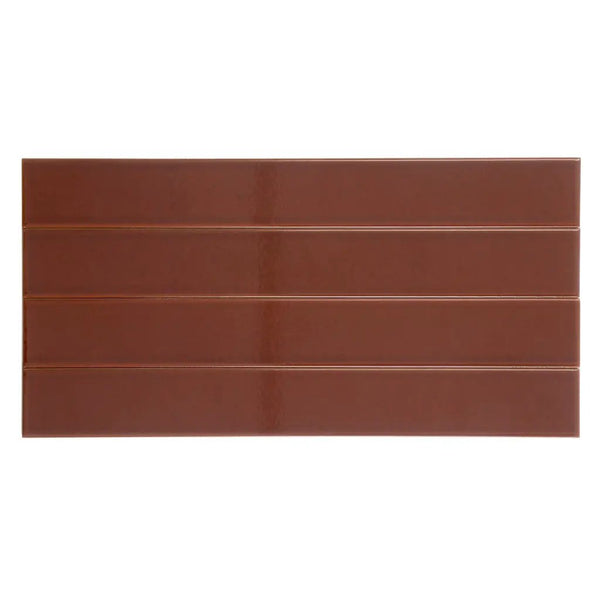 Caramel 2x16 Glossy Ceramic Subway Tile (50 pack, 10.76 sq ft/case), photo 2 of 10
