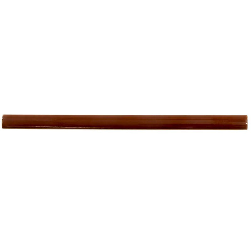 Caramel 0.5x8 Glossy Ceramic Pencil Tile Trim (10 pack, 0.27 sq ft/case) by Apollo Tile