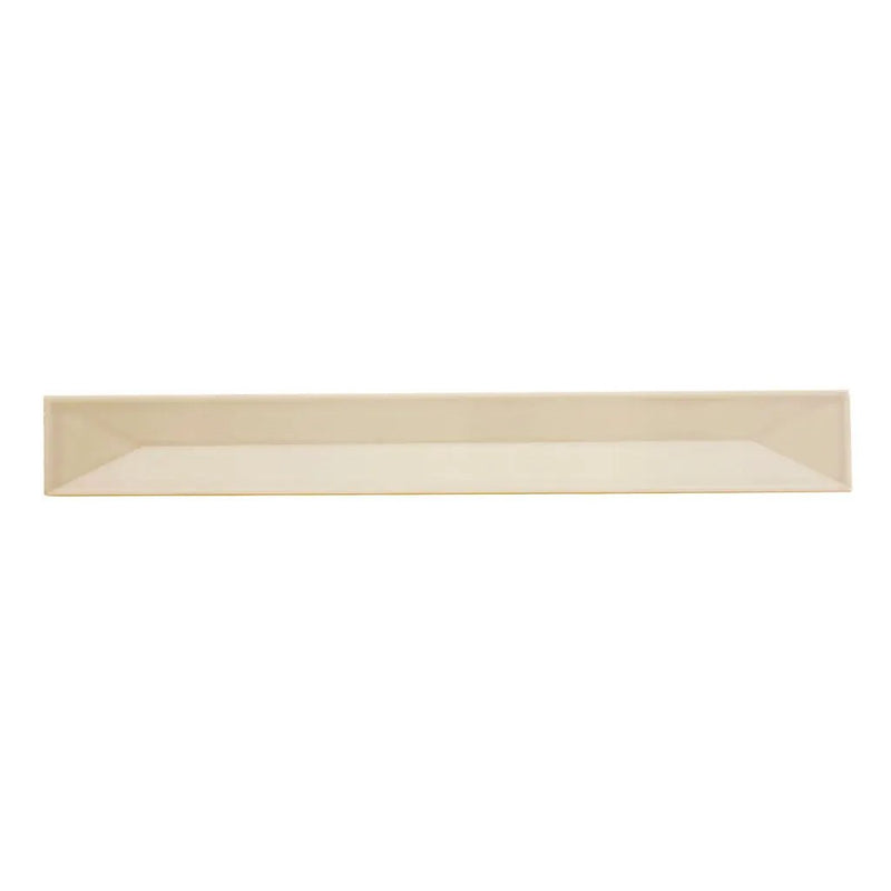 Soft Dove Gray 2x16 Glossy Ceramic Deco Subway Tile (50 pack,10.76 sq ft/case) by Apollo Tile