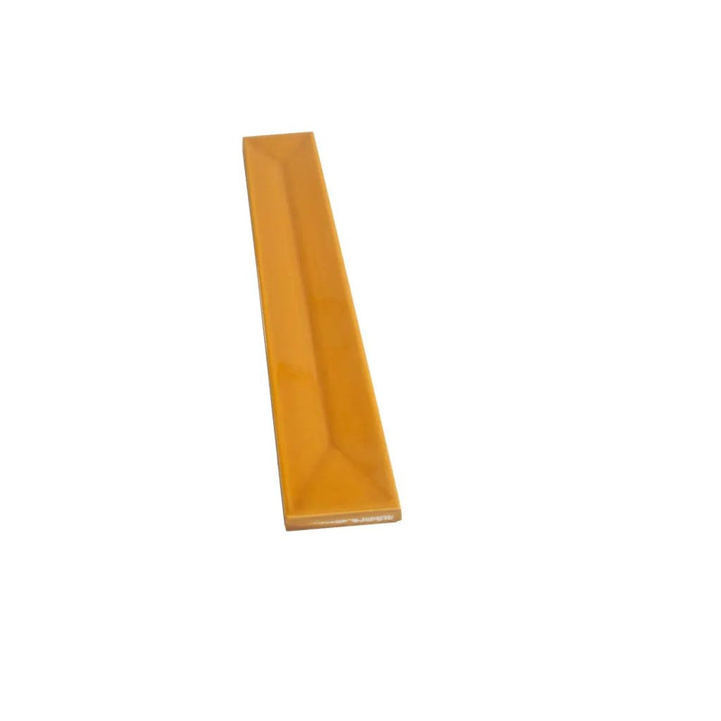 Honey 2x16 Glossy Ceramic Deco Subway Tile (50 pack,10.76 sq ft/case) by Apollo Tile