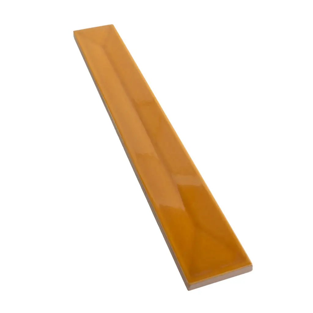 Honey 2x16 Glossy Ceramic Deco Subway Tile (50 pack,10.76 sq ft/case) by Apollo Tile