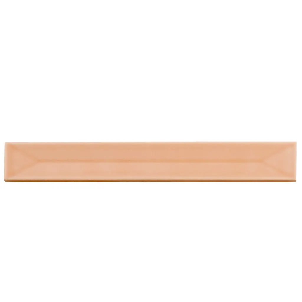 Powder Pink 2x16 Glossy Ceramic Deco Subway Tile (50 pack,10.76 sq ft/case) by Apollo Tile