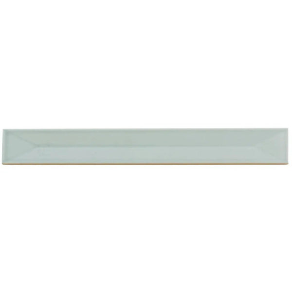 Pastel light Blue 2x16 Glossy Ceramic Deco Subway Tile (50 pack,10.76 sq ft/case), photo 2 of 8