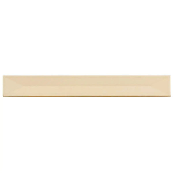 Alabaster Beige 2x16 Glossy Ceramic Deco Subway Tile (50 pack,10.76 sq ft/case), photo 2 of 10