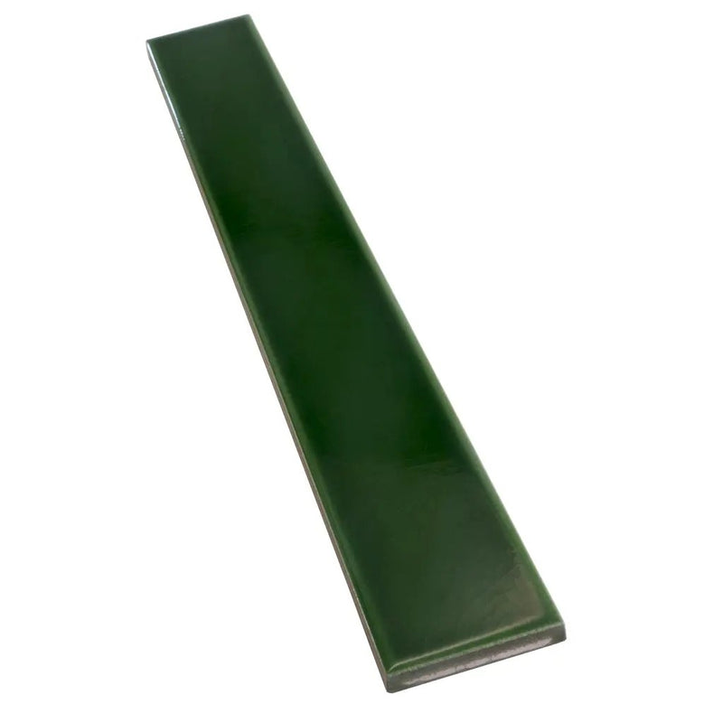 Forest Green 2x16 Glossy Ceramic Subway Tile (50 pack, 10.76 sq ft/case) by Apollo Tile