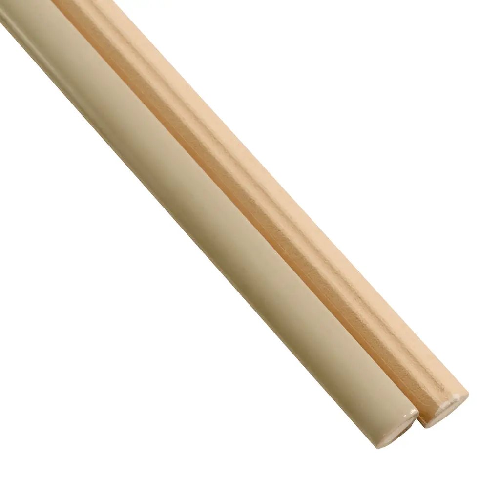 Soft Olive 0.5x8 Glossy Ceramic Pencil Tile Trim (10 pack, 0.27 sq ft/case) by Apollo Tile
