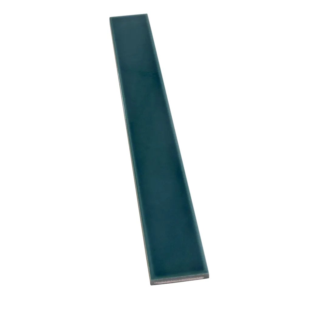 Emerald Petrol Blue 2x16 Glossy Ceramic Subway Tile (50 pack, 10.76 sq ft/case) by Apollo Tile