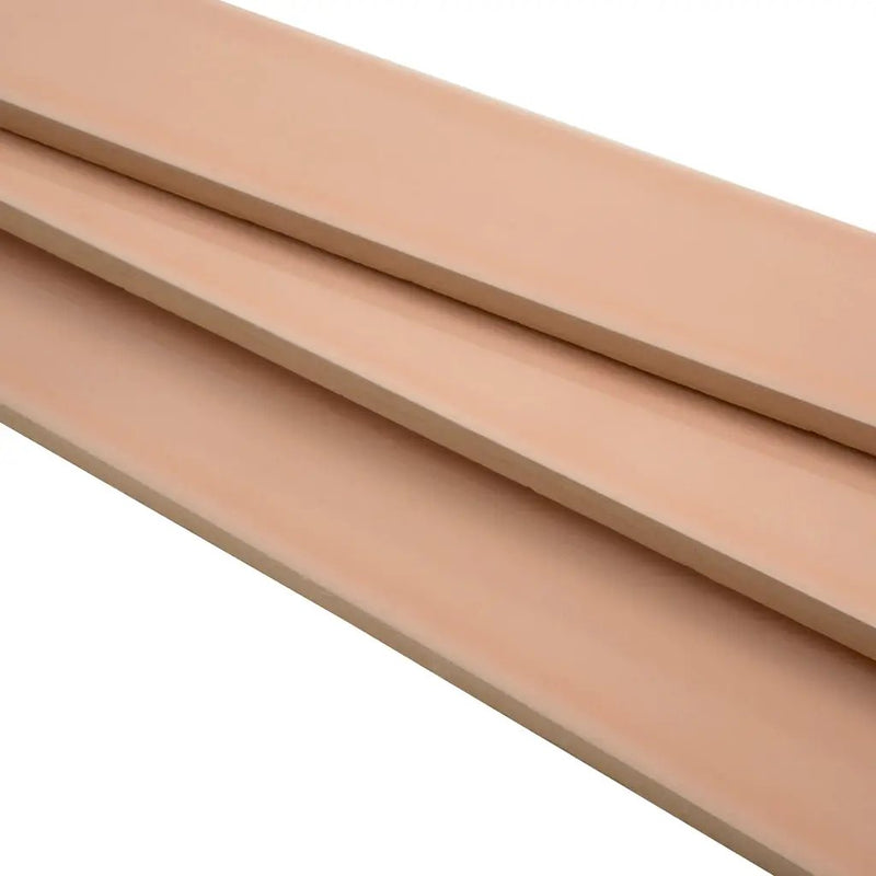 Powder Pink 2x16 Glossy Ceramic Subway Tile (50 pack, 10.76 sq ft/case) by Apollo Tile