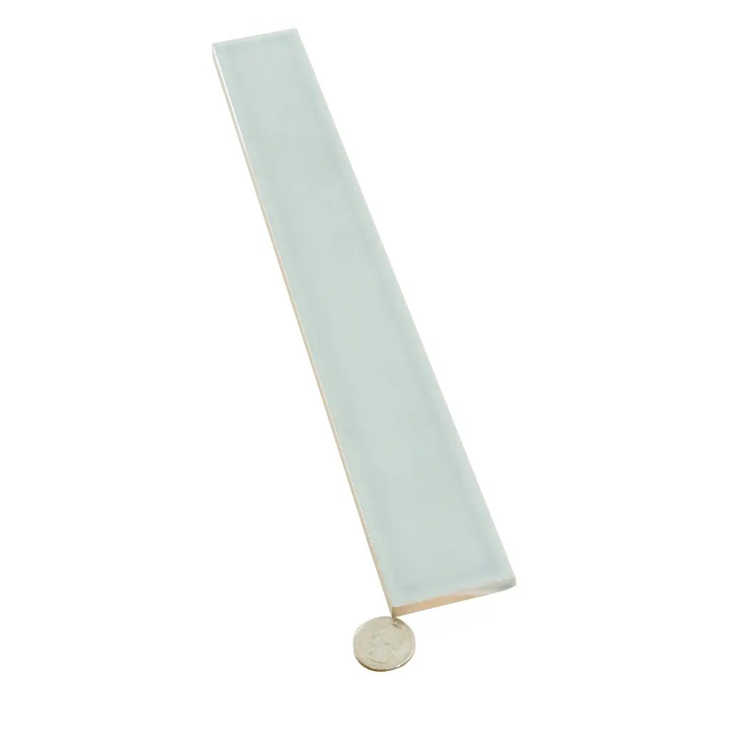 Pastel light Blue 2x16 Glossy Ceramic Subway Tile (50 pack, 10.76 sq ft/case) by Apollo Tile