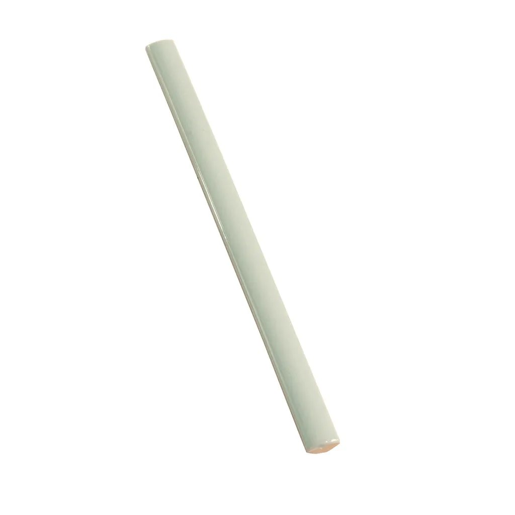 Pastel light Blue 0.5x8 Glossy Ceramic Pencil Tile Trim (10 pack, 0.27 sq ft/case) by Apollo Tile