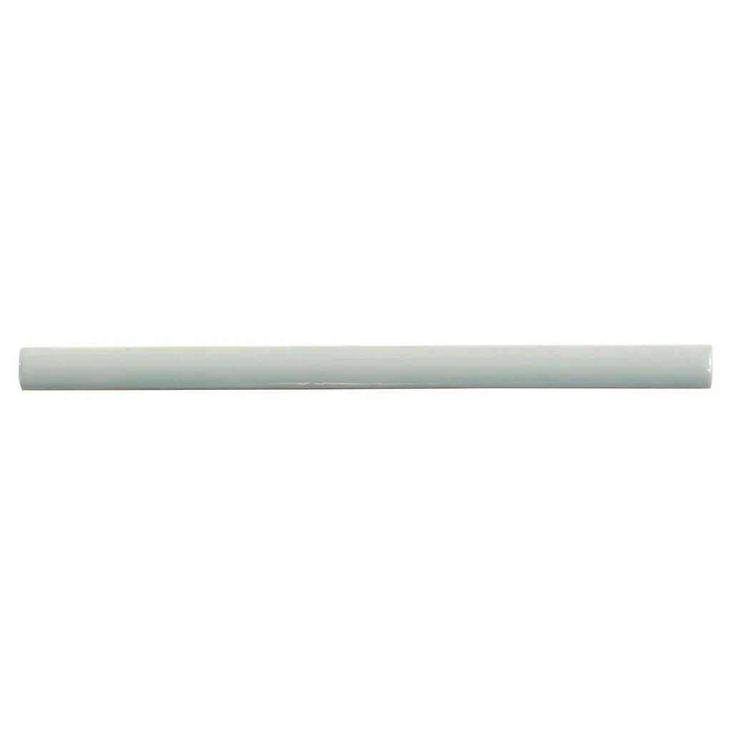 Pastel light Blue 0.5x8 Glossy Ceramic Pencil Tile Trim (10 pack, 0.27 sq ft/case) by Apollo Tile