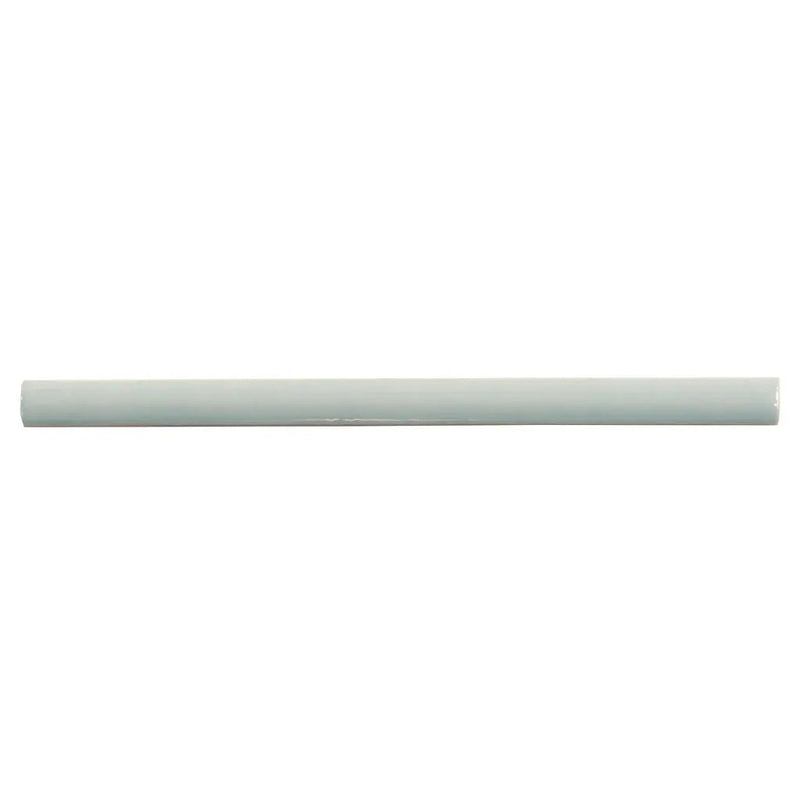 Pastel light Blue 0.5x8 Glossy Ceramic Pencil Tile Trim (10 pack, 0.27 sq ft/case) by Apollo Tile