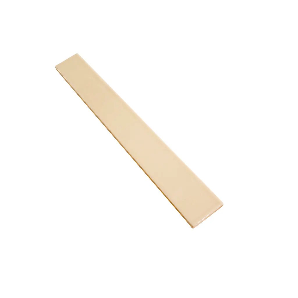 Alabaster Beige 2x16 Glossy Ceramic Subway Tile (50 pack, 10.76 sq ft/case) by Apollo Tile