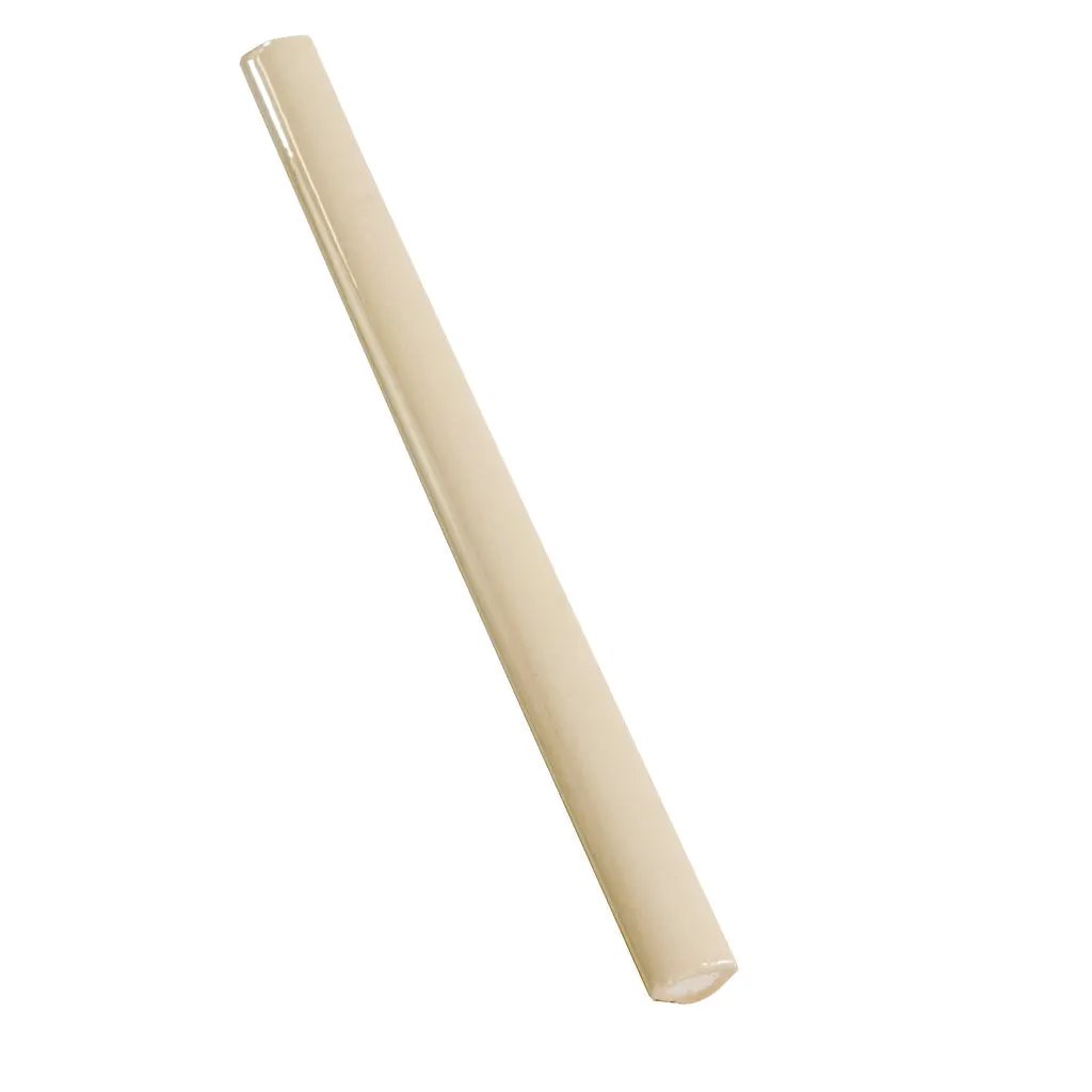 Alabaster Beige 0.5x8 Glossy Ceramic Pencil Tile Trim (10 pack, 0.27 sq ft/case) by Apollo Tile
