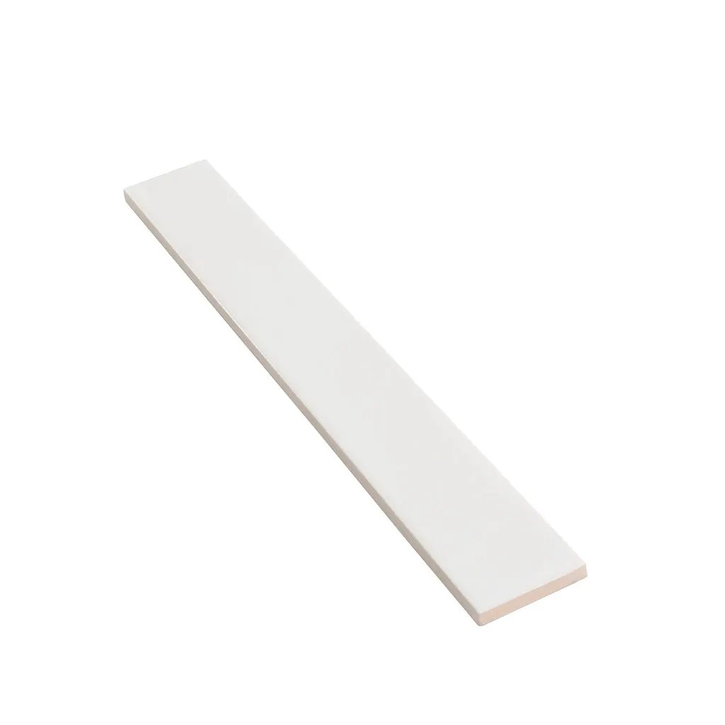Snow White 2x16 Glossy Ceramic Subway Tile (50 pack, 10.76 sq ft/case) by Apollo Tile