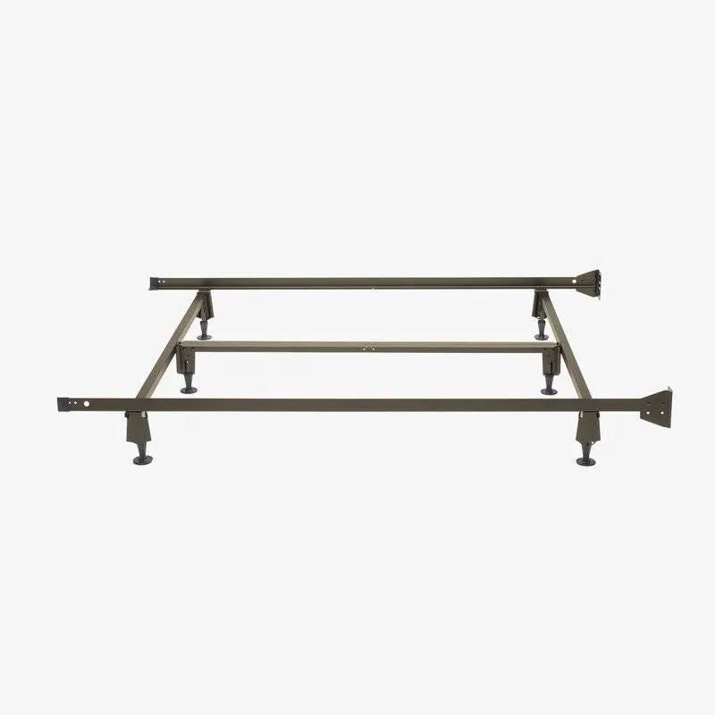 Full size Steel Metal Bed Frame with Bolt-on Headboard Brackets by HomePacific