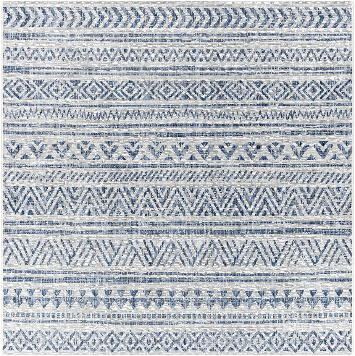 Novato Navy All Over Pattern Performance Outdoor Rug, photo 10 of 17