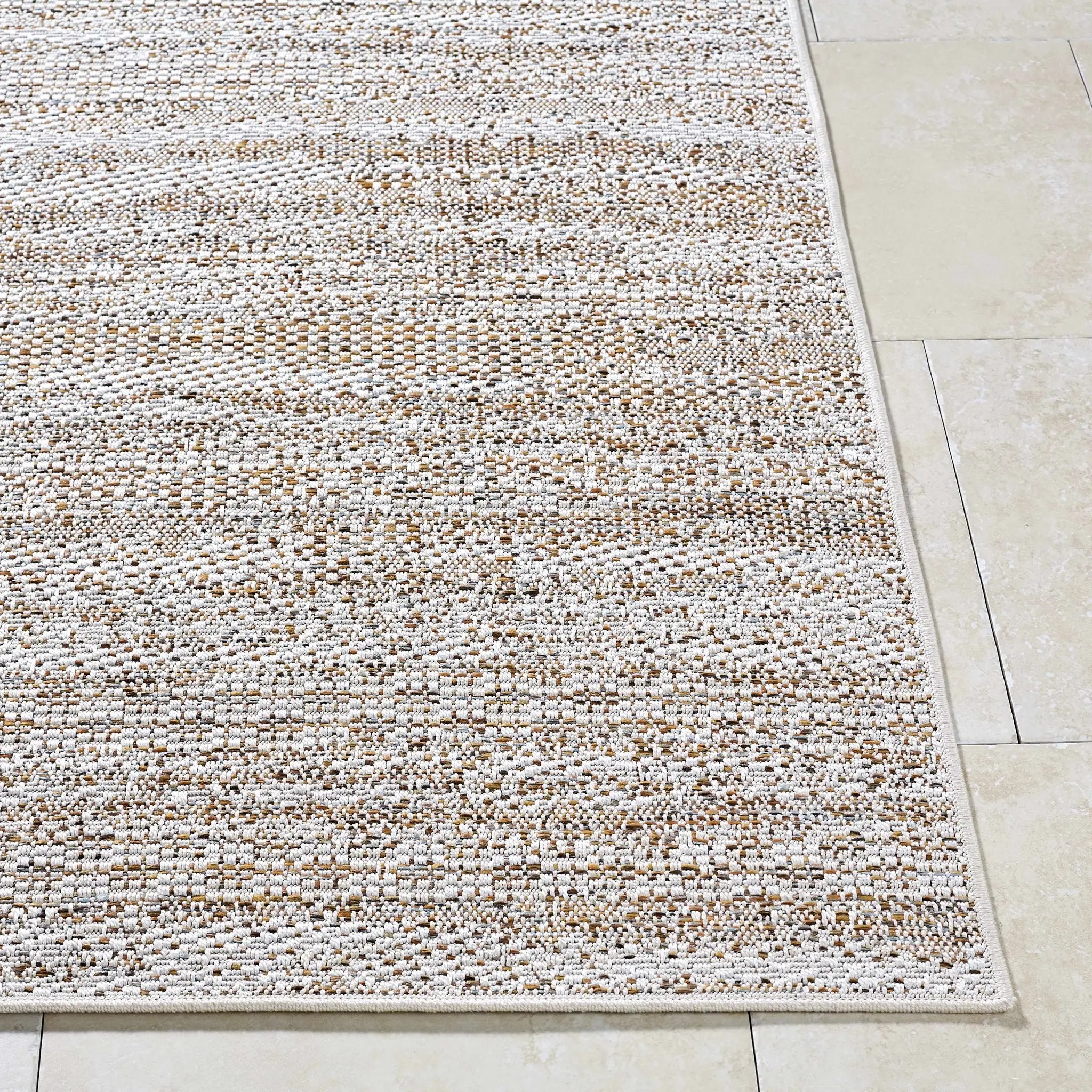 Alezae Beige Outdoor Area Rug by Boutique Rugs