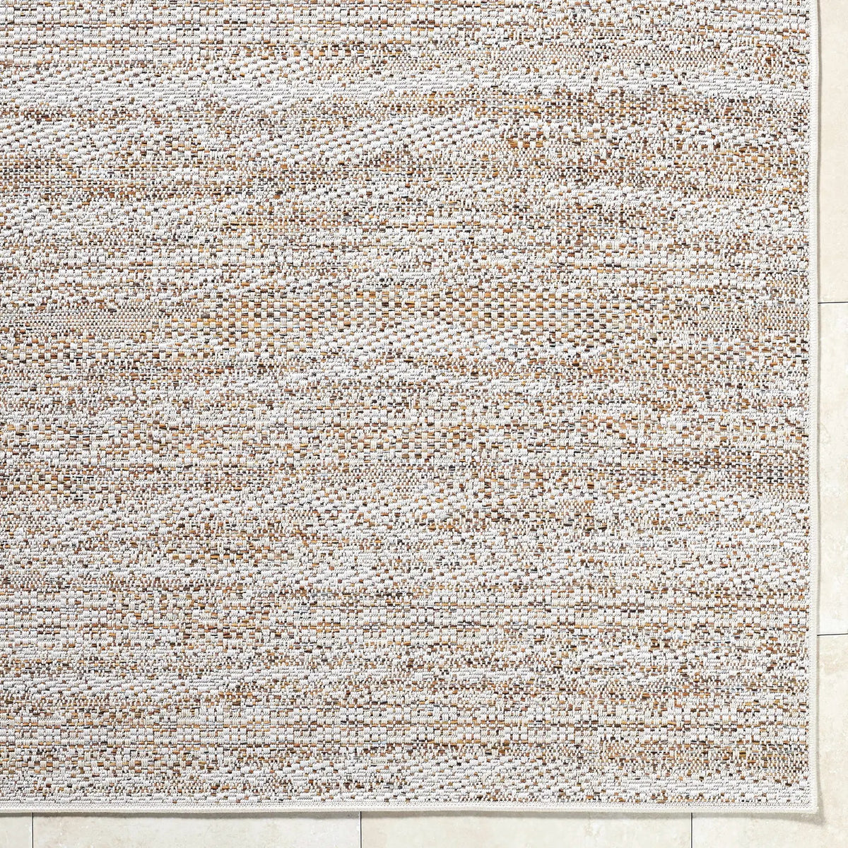 Alezae Beige Outdoor Area Rug, photo 3 of 7