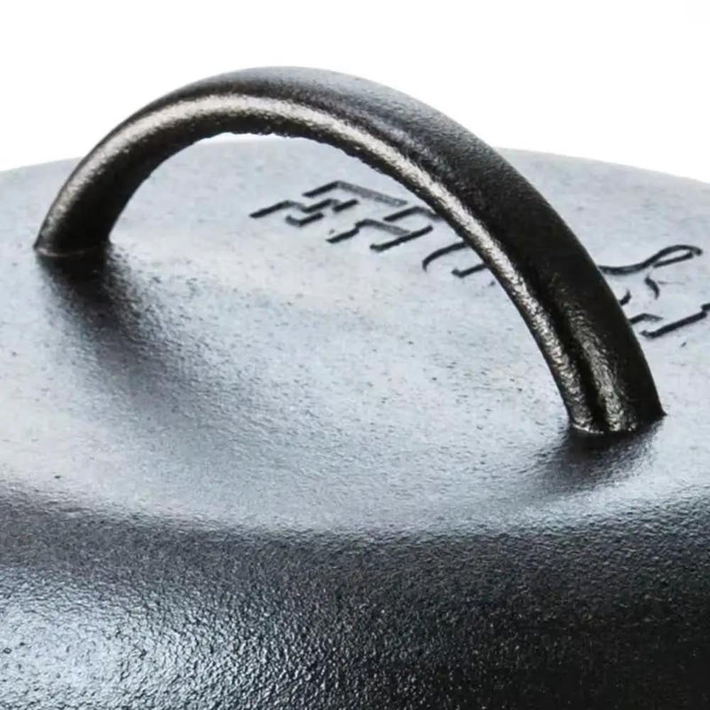 5-Quart Black Cast Iron Dutch Oven with Lid for Oven Stove Grill or Campfire by HomePacific