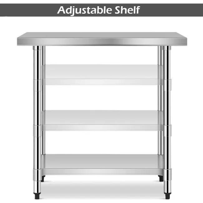 Commercial Kitchen Stainless Steel Work Table by HomePacific