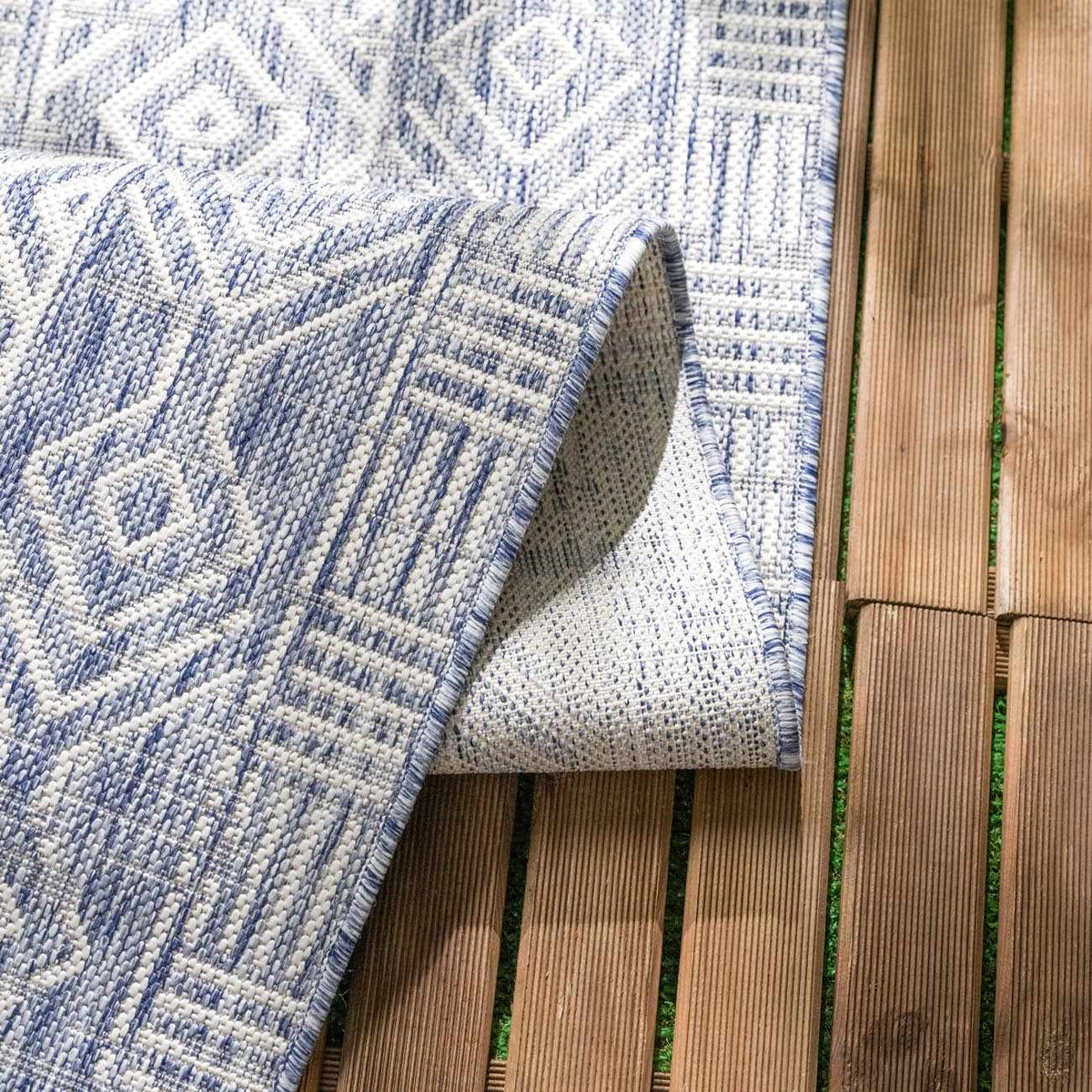 Epson Blue Indoor & Outdoor Rug - Clearance, photo 5 of 16