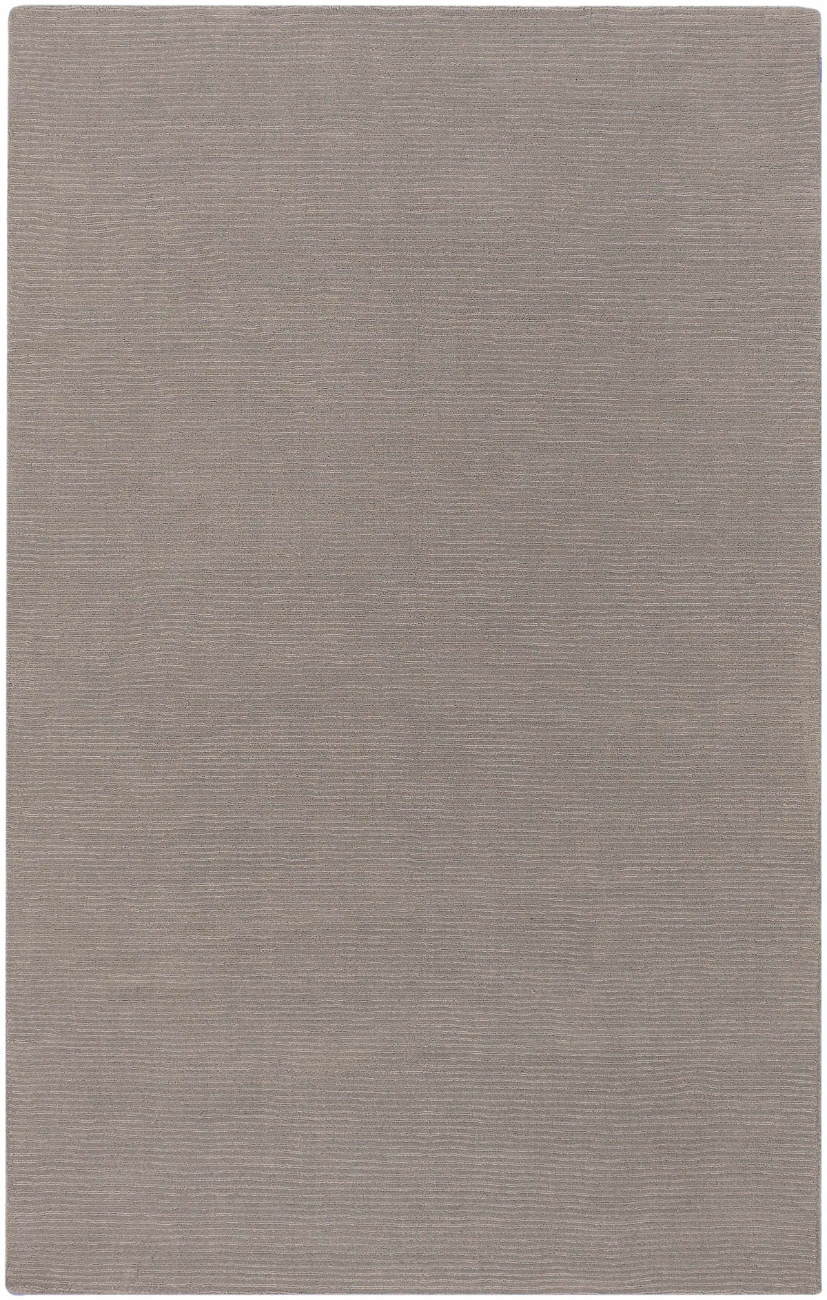 Brockton Solid Gray Wool Rug