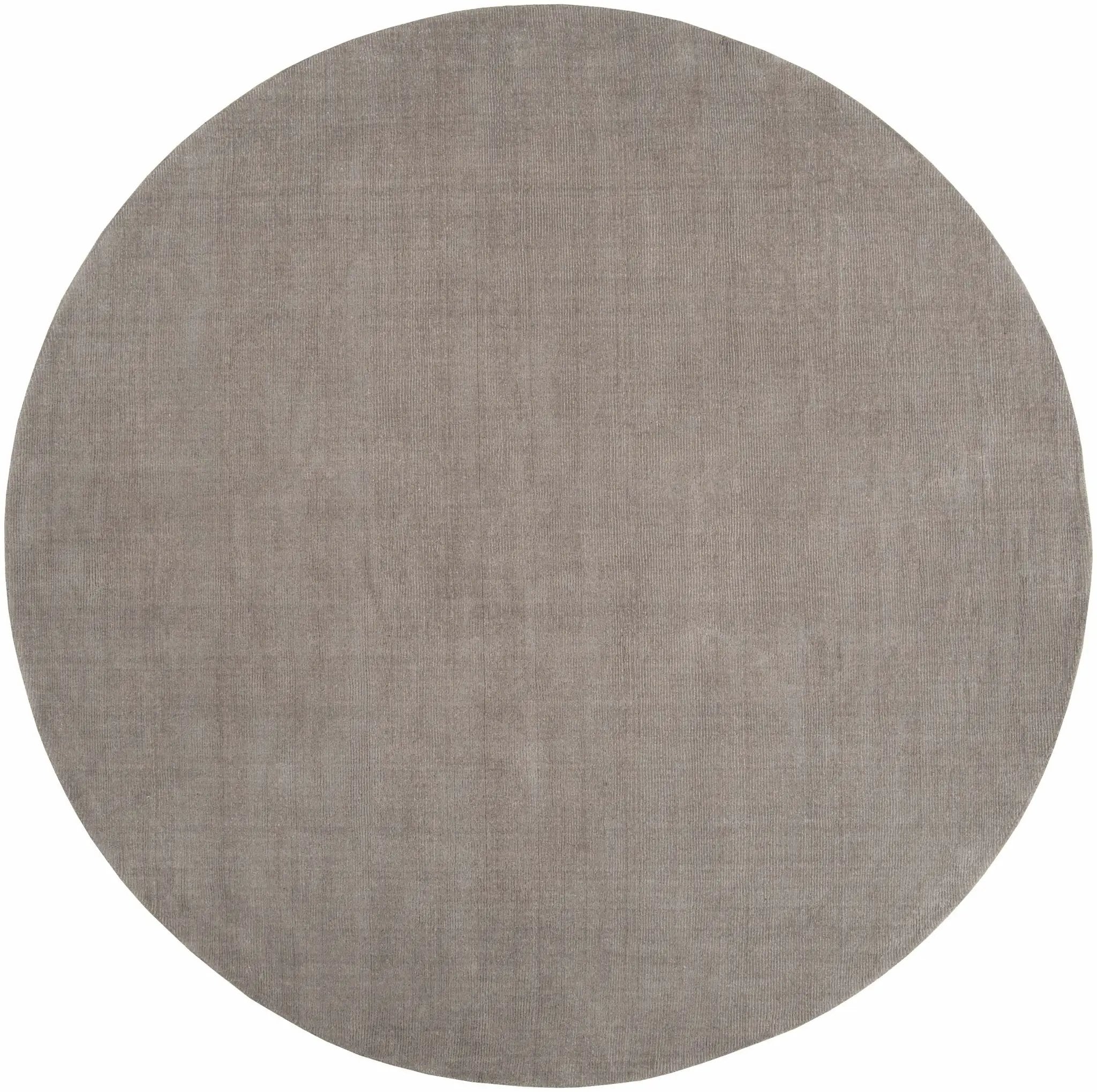 Brockton Solid Gray Wool Rug by Boutique Rugs