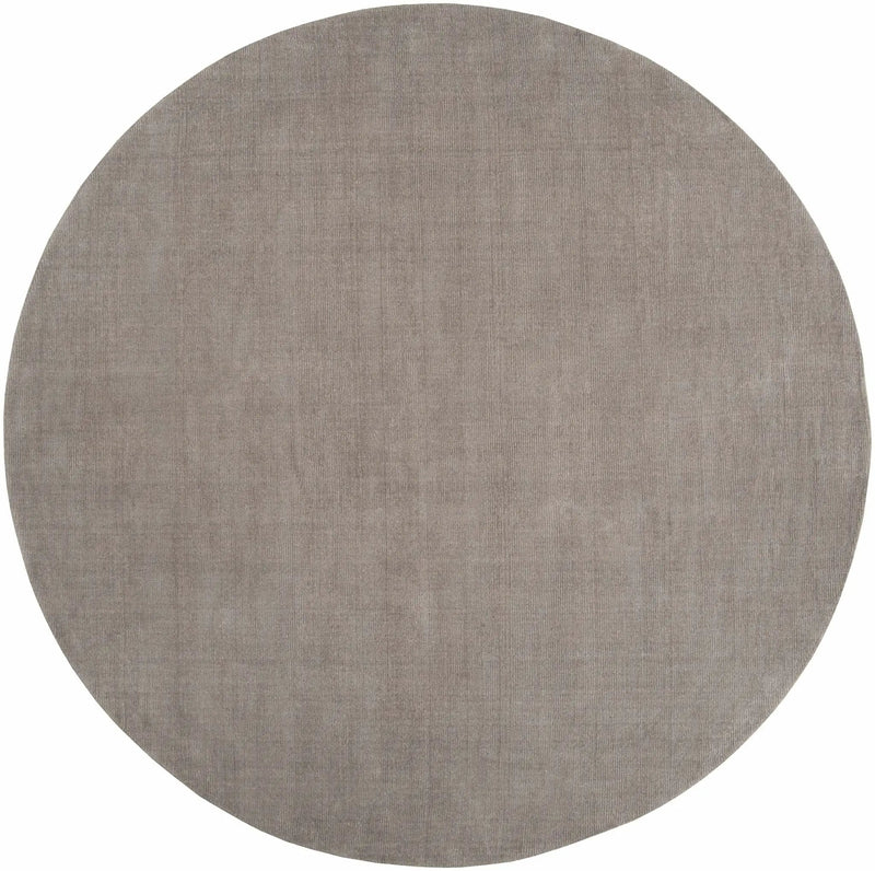 Brockton Solid Gray Wool Rug by Boutique Rugs
