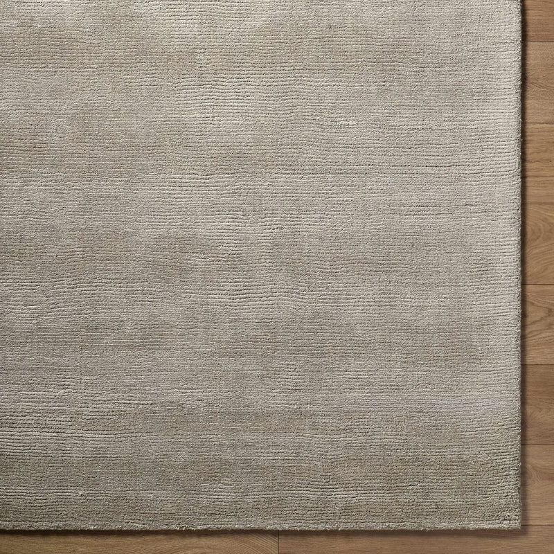 Brockton Solid Gray Wool Rug by Boutique Rugs