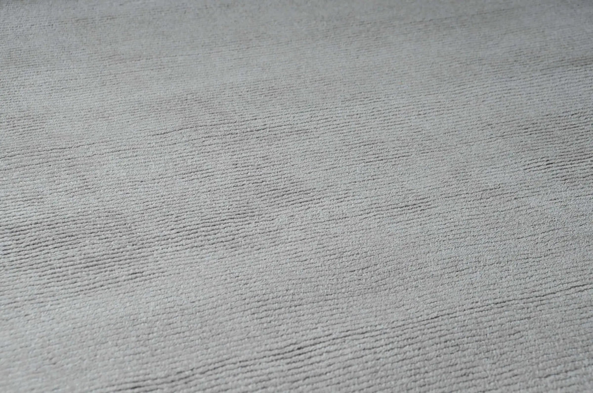 Brockton Solid Gray Wool Rug, photo 11 of 21