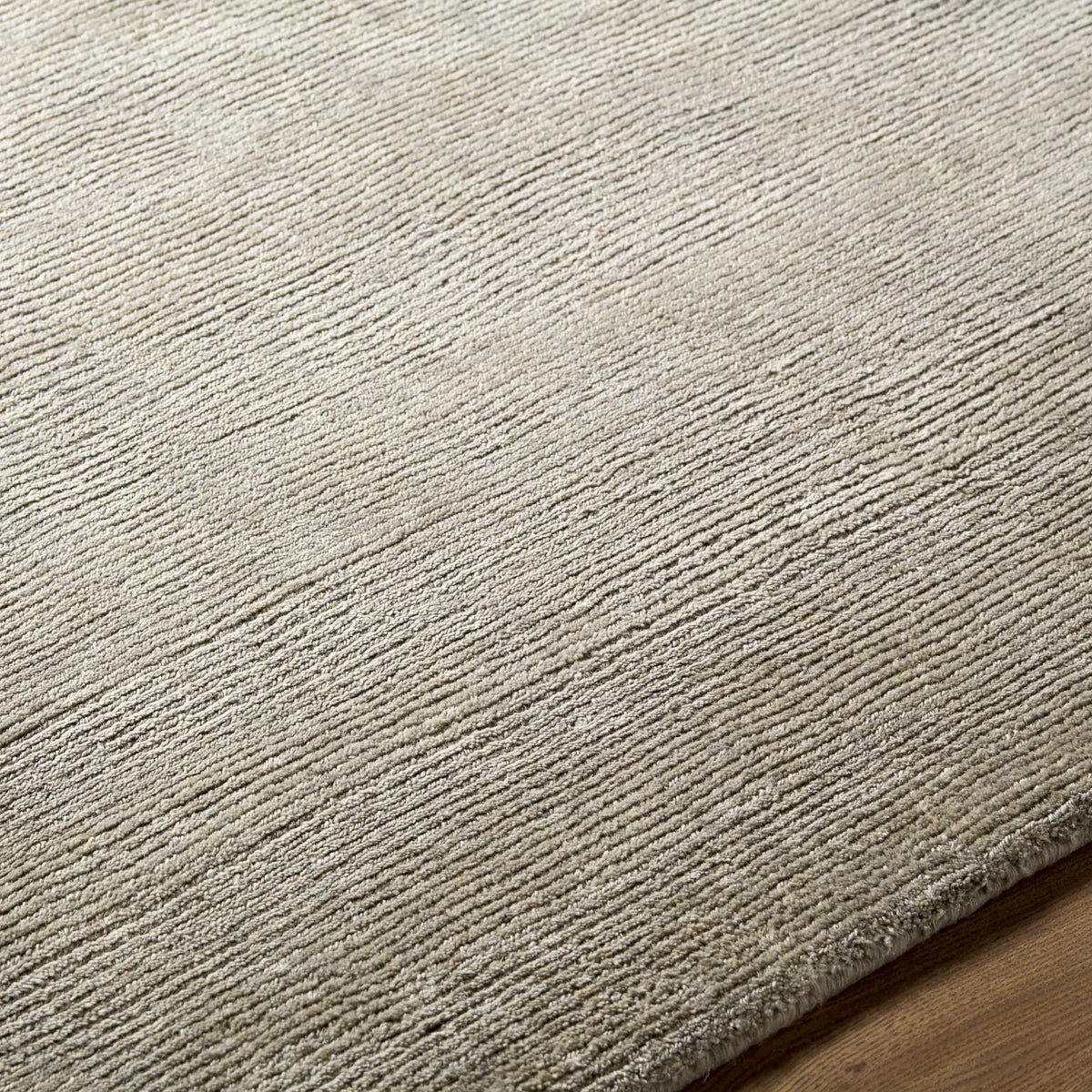 Brockton Solid Gray Wool Rug, photo 19 of 21