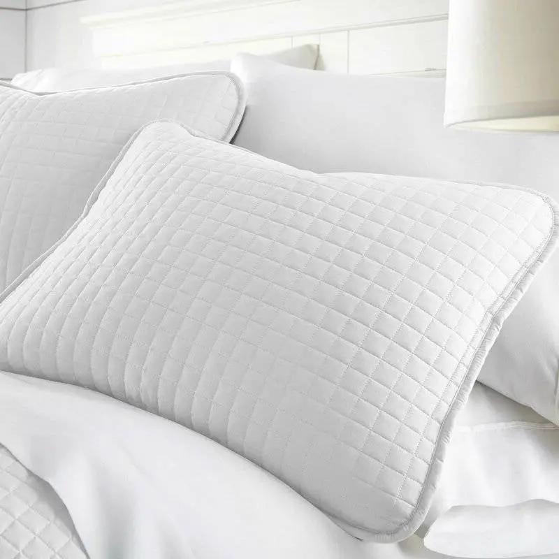 Twin/Twin XL Lightweight White Ultra Soft 2-Piece Microfiber Quilt Set by HomePacific