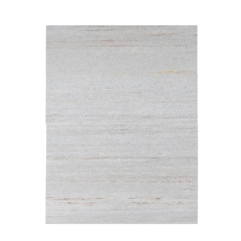 Wooden Beige 4x12 Polished Subway Crystal Sand Marble Tile (15 pack, 5 sq ft/case) by Apollo Tile