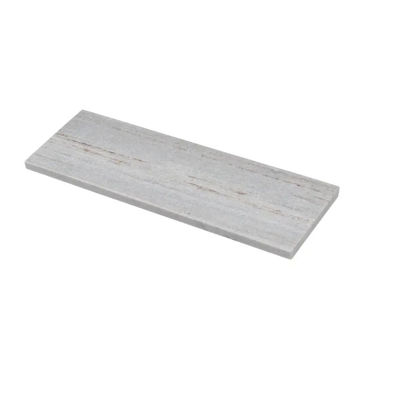 Wooden Beige 4x12 Polished Subway Crystal Sand Marble Tile (15 pack, 5 sq ft/case) by Apollo Tile