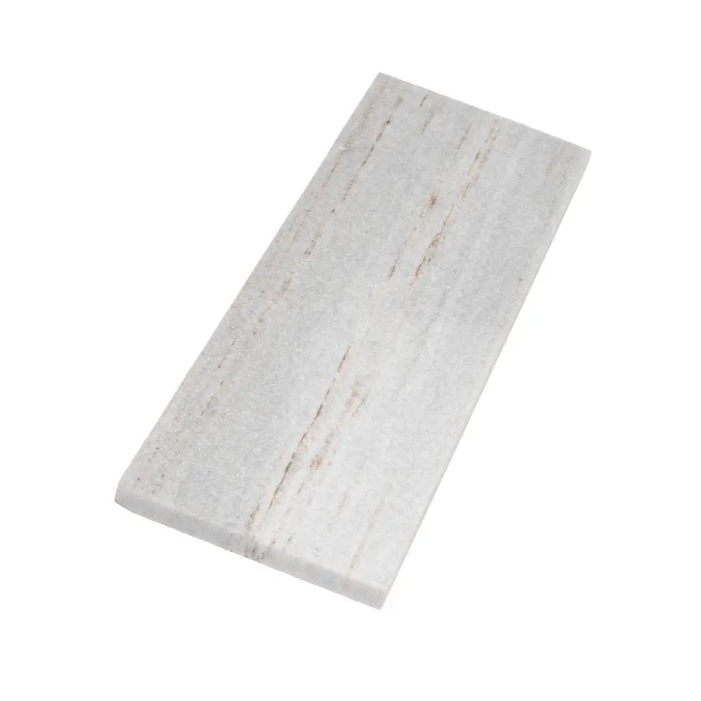 Wooden Beige 4x12 Polished Subway Crystal Sand Marble Tile (15 pack, 5 sq ft/case) by Apollo Tile