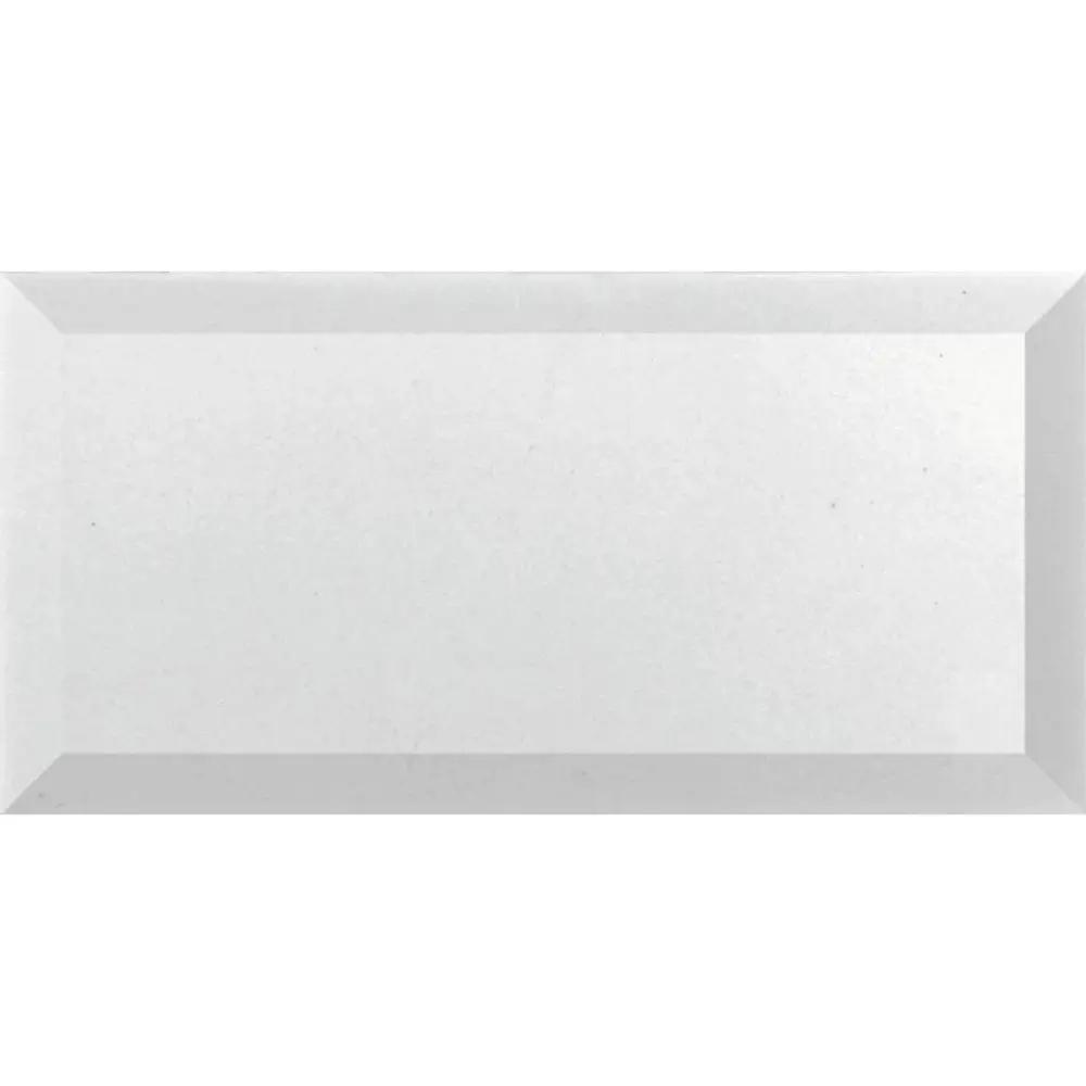 White 3x6 Polished Beveled Subway Thassos Marble Tile (40 pack, 5 sq ft/case) by Apollo Tile