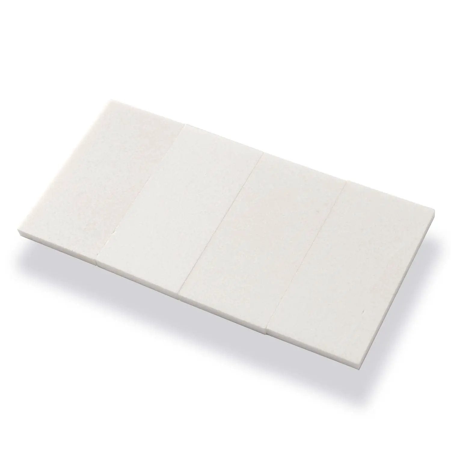 White 3x6 Honed Subway Thassos Marble Tile (40 pack, 5 sq ft/case) by Apollo Tile
