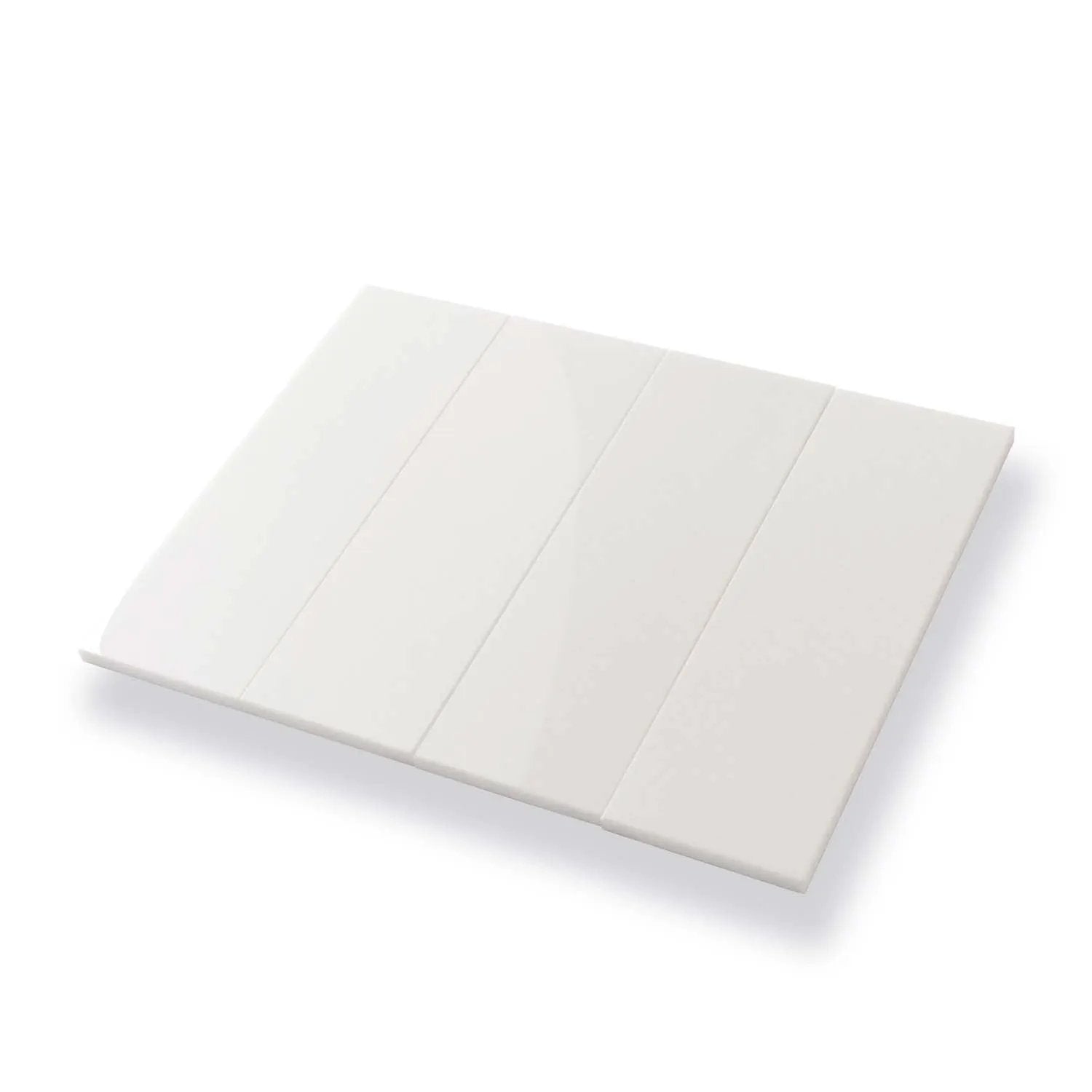 White 4x12 Polished Subway Thassos Marble Tile (15 pack, 5 sq ft/case) by Apollo Tile