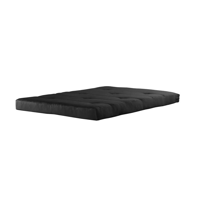 Full size 6-inch Thick Futon Mattress in Black by HomePacific