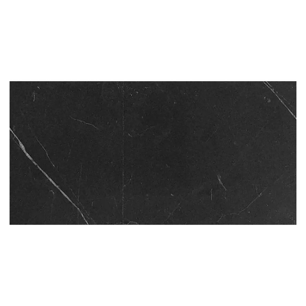 Eastern Black 12x24 Honed Rectangle, Brick Marble Large Format Tile (5 pack, 10 sq ft/case) by Apollo Tile
