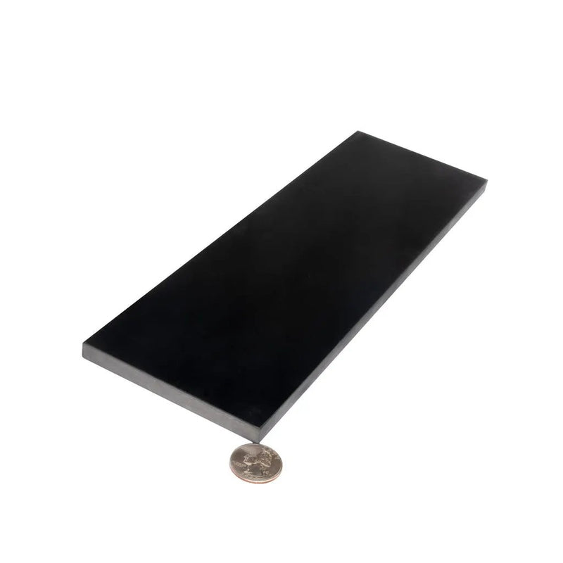 Eastern Black 4x12 Honed Subway Marble Tile (15 pack, 5 sq ft/case) by Apollo Tile