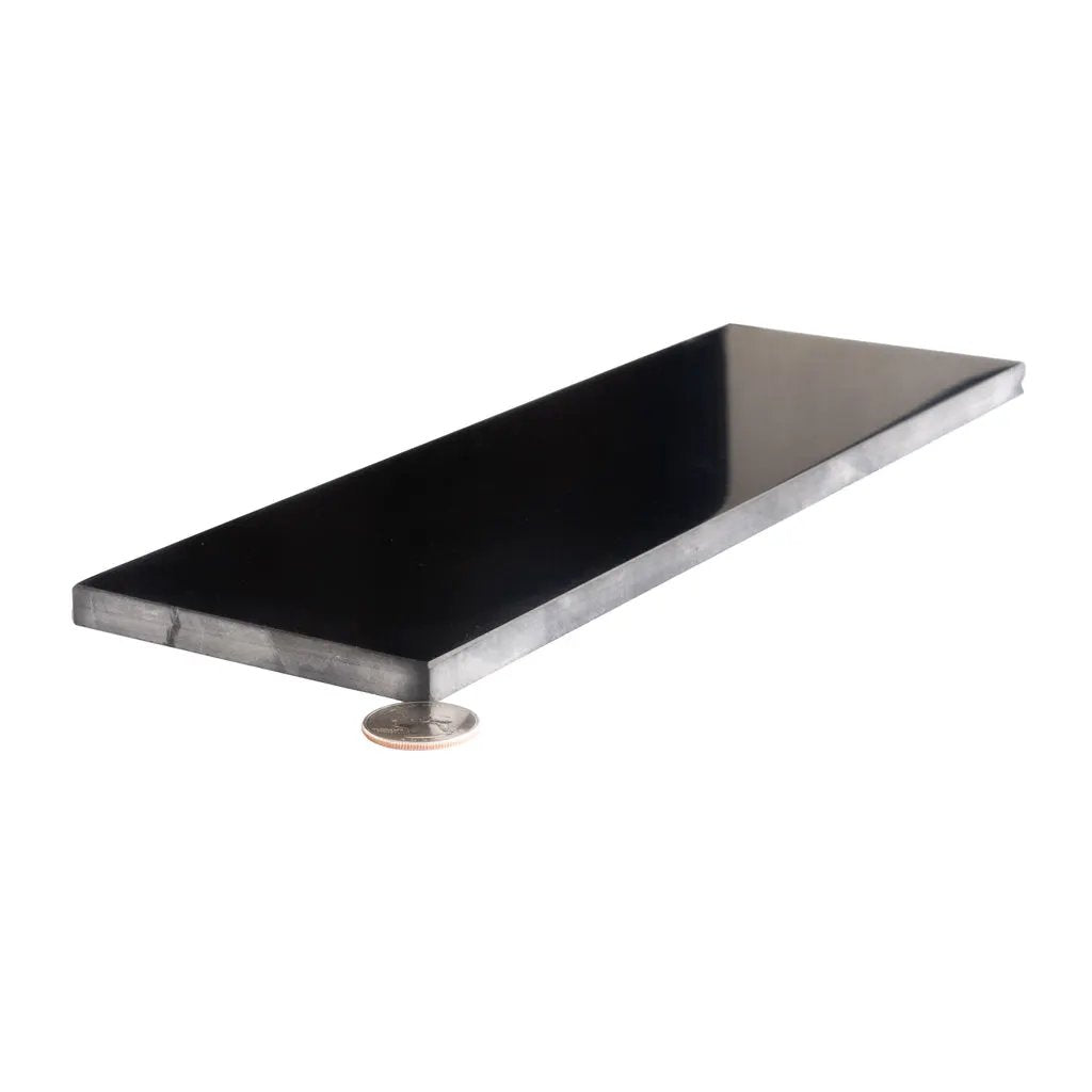 Eastern Black 4x12 Polished Subway Marble Tile (15 pack, 5 sq ft/case) by Apollo Tile