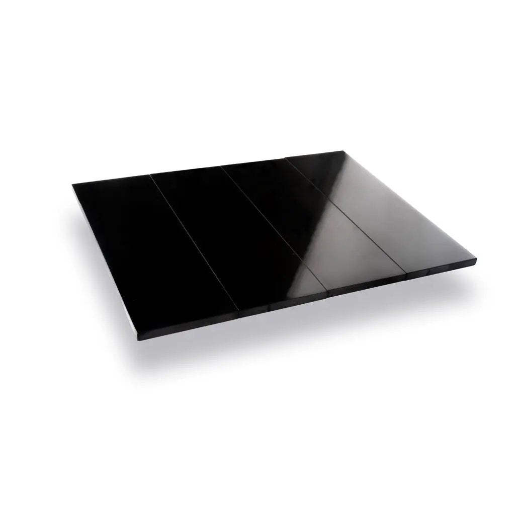 Eastern Black 4x12 Polished Subway Marble Tile (15 pack, 5 sq ft/case) by Apollo Tile