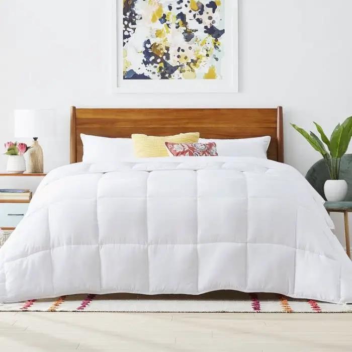 Full Size Cozy All Seasons Plush White Polyester Down Alternative Comforter by HomePacific