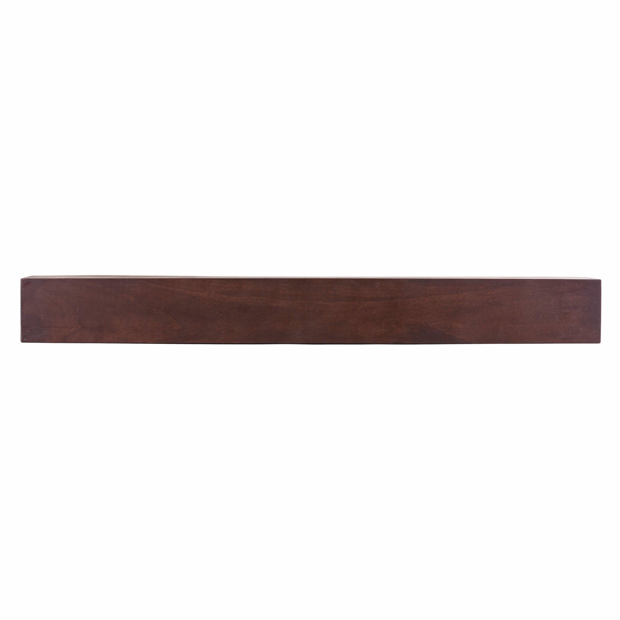 Farmhouse Poplar Wood Floating Fireplace Mantel by Dogberrycollections