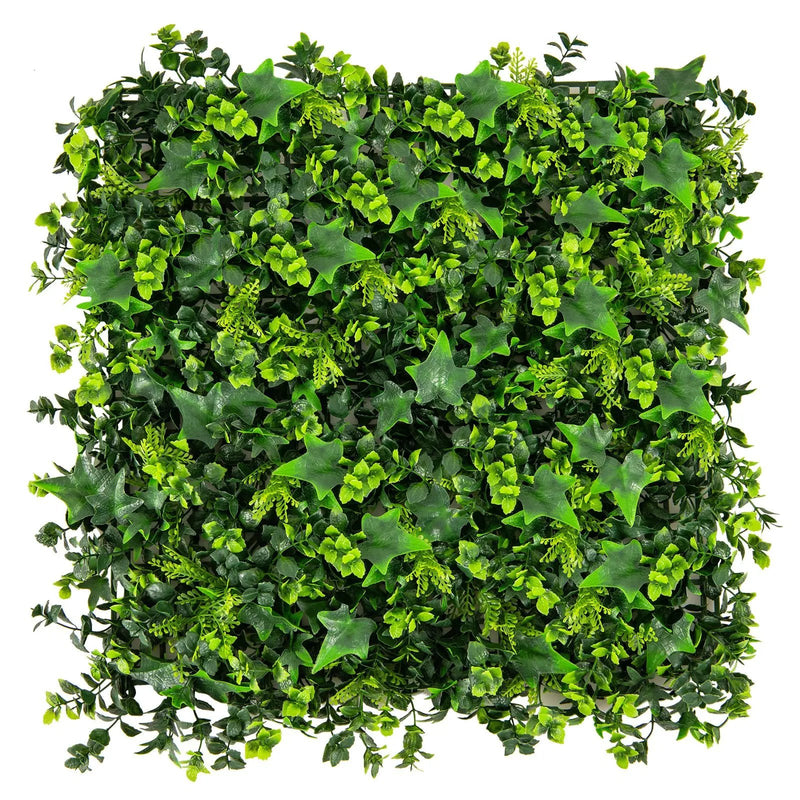 12 Pieces 20 x 20 Inch Artificial Greenery Foliage Panels with Insertable Branches by DirectDeals