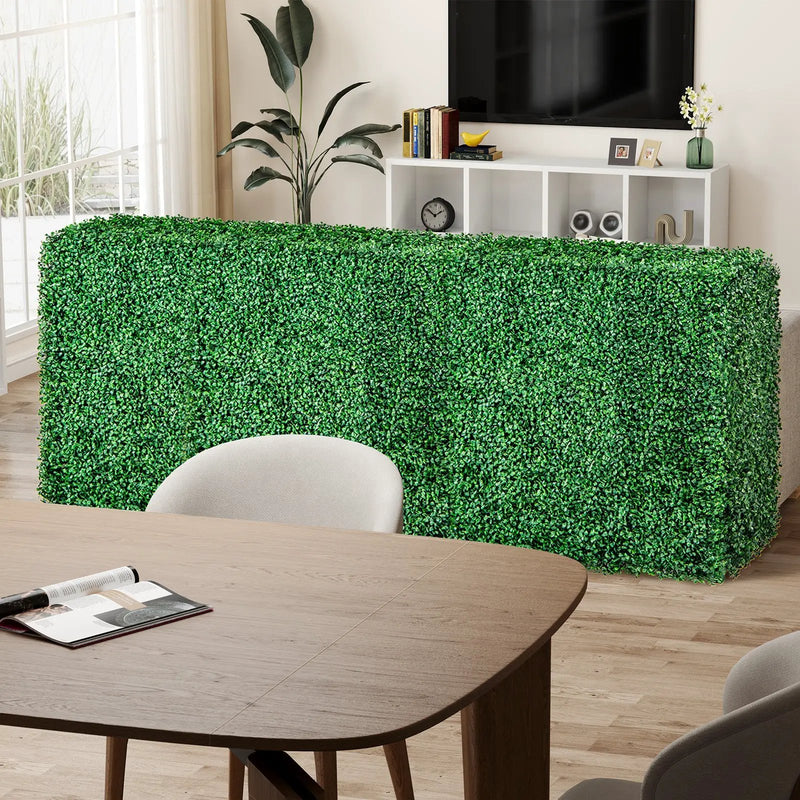 Faux Greenery Room Divider Decorative Privacy Screen Fence Hedge Wall by DirectDeals