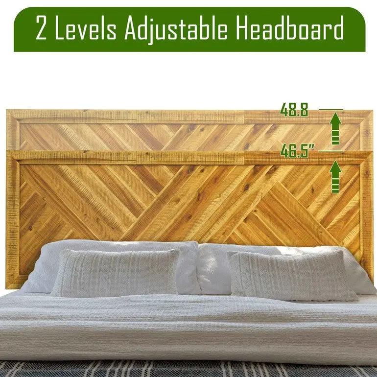 Sierra Solid Wood Bed Frame by Megsu