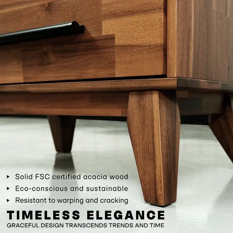 Linea Solid Wood Dresser by Megsu